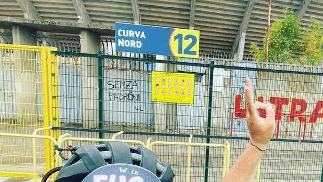 Francesco Tosato, il tifoso che segue l'Inter in bici: "Moratti mi avrebbe dato un riconoscimento" 