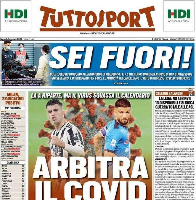 Prima TS - Arbitra il Covid: il virus squassa il calendario