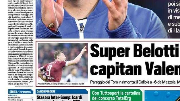 Prima Pagina TS - Inter-Samp, con un gol Icardi raggiunge Milito