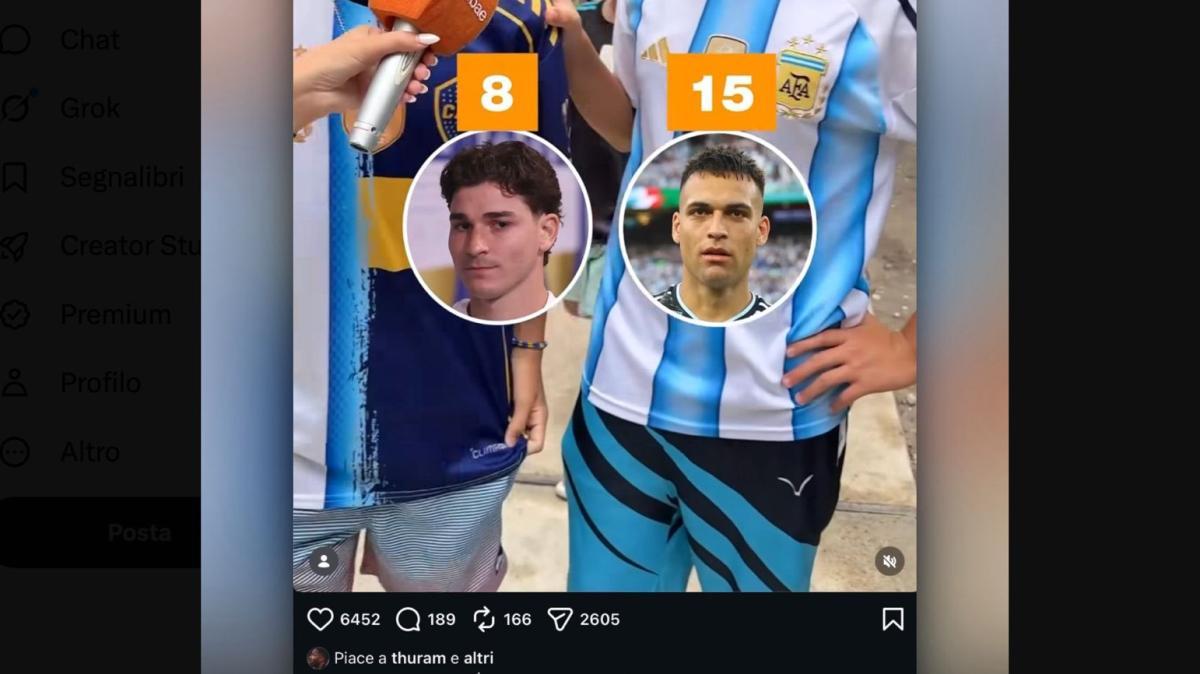 Argentina-Egitto, i tifosi scelgono Lautaro e spunta un 'like' a sorpresa