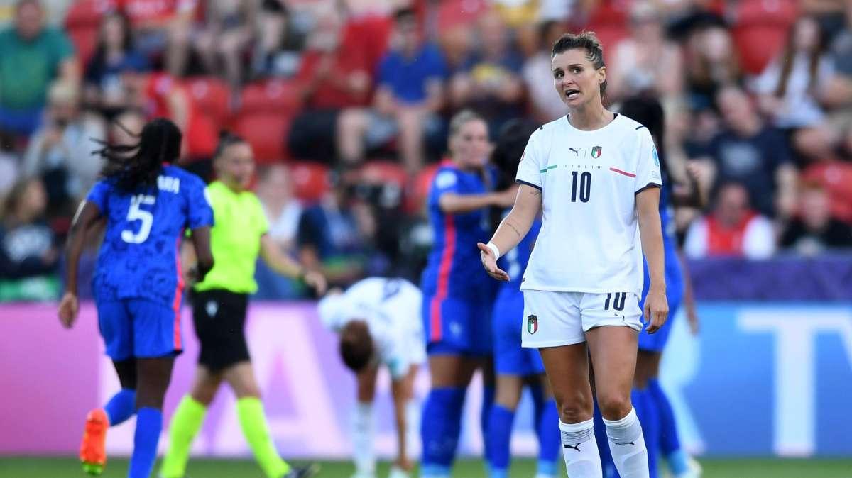 Disfatta Italdonne, le azzurre travolte 5-1 dalla Francia all'esordio di Euro 2022