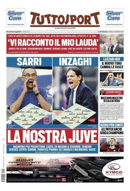 Prima TS - Dzeko per Conte: all'Inter anche senza Champions