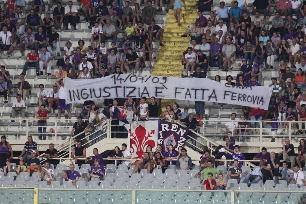 FIO-ATA, Pochi i tifosi viola presenti allo stadio