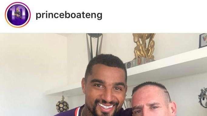 BOATENG, Subito foto con Ribery: "Ciao fratello"