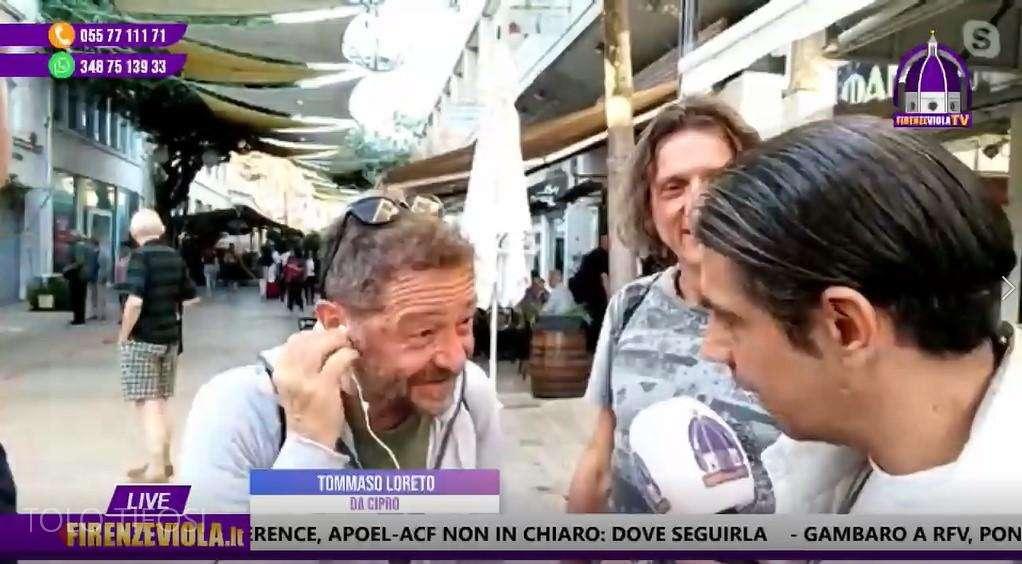 VIDEO FV, A Nicosia tifosi viola presenti: ecco come