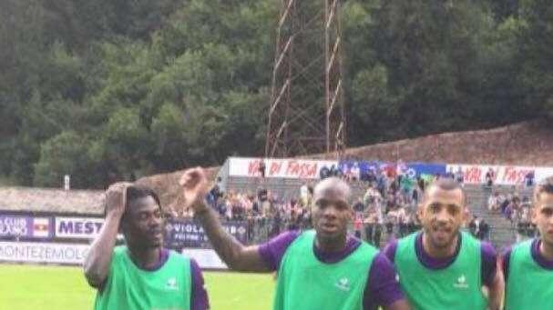 FOTO, Chiesa e la squadra vincente in partitella