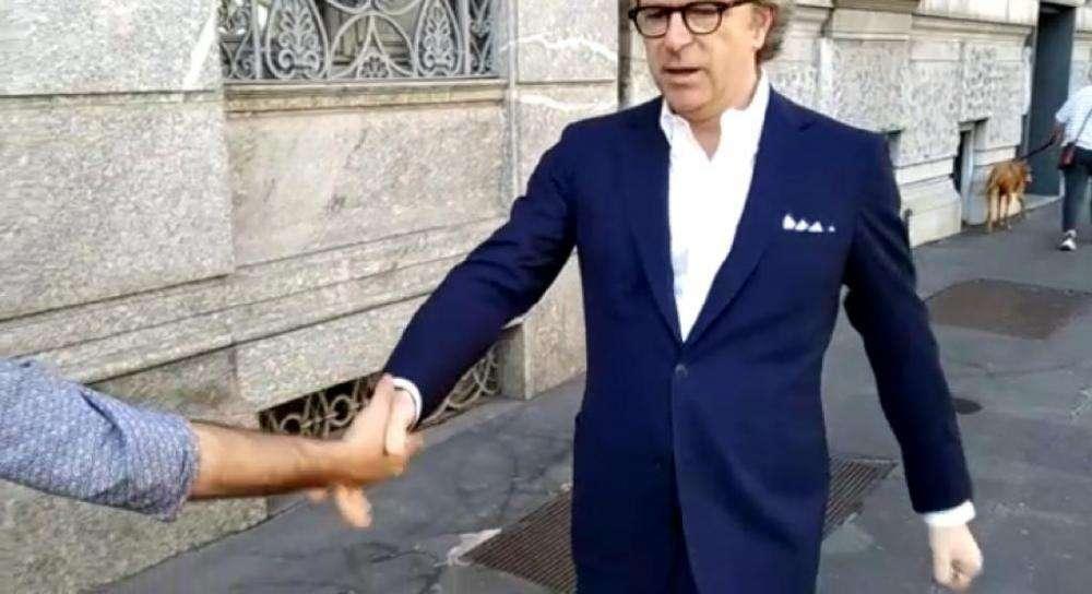 FOTO FV, Andrea Della Valle è nella sede Tod's