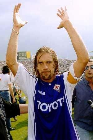 "BATTITO VIOLA", La prima tripletta di Batistuta...