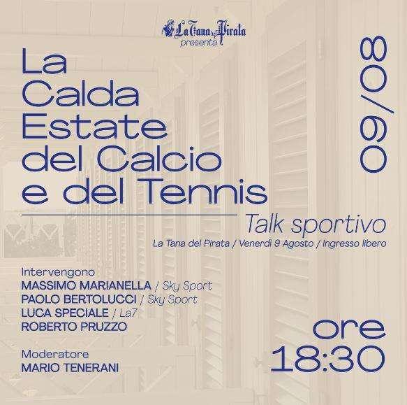 TALK SHOW, Venerdì evento speciale alla Tana del Pirata