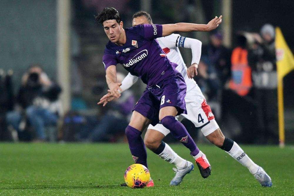 FIO-ATA 1-0, C'è Vlahovic a inizio st: out Cutrone