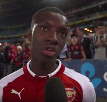 ARS-FIO, Al 45' inglesi avanti 1-0 con Nketiah