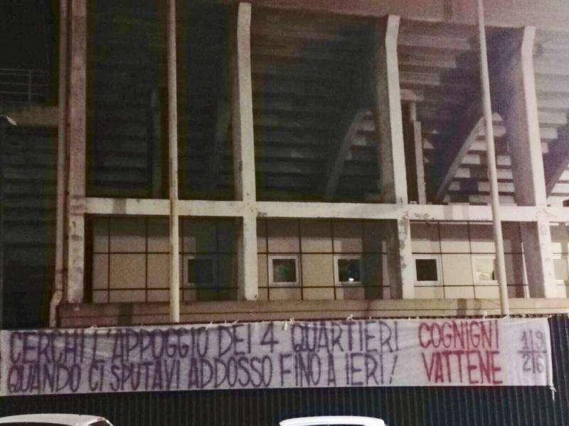 RETROSCENA FV: LO STRISCIONE CHE VIENE DAL WEEK-END