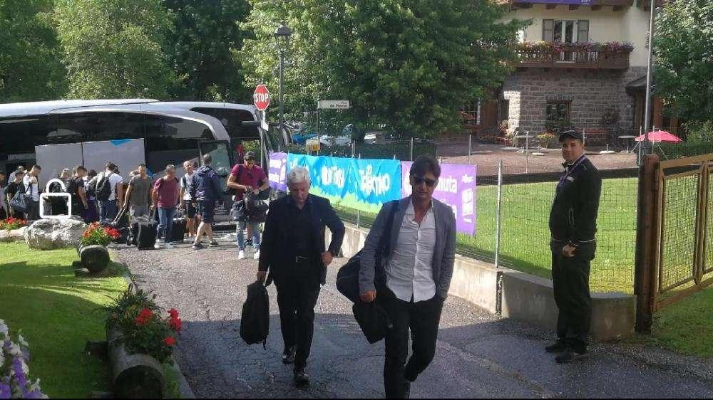 FOTO-VIDEO FV, L'arrivo a Moena dei baby viola