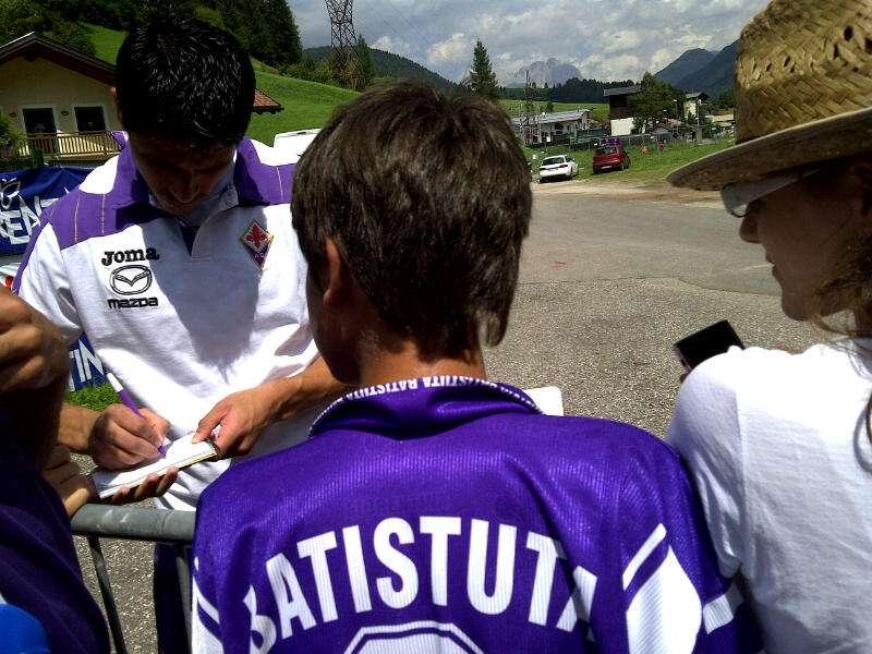 RONCAGLIA, Se l'autografo te lo chiede Batistuta...