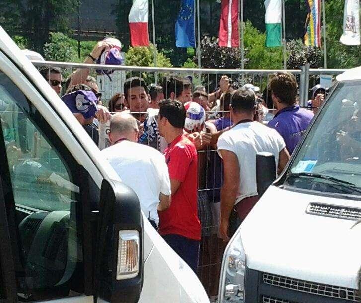 MOENA, Tifosi da Napoli per Montella. Gomez-Rossi...