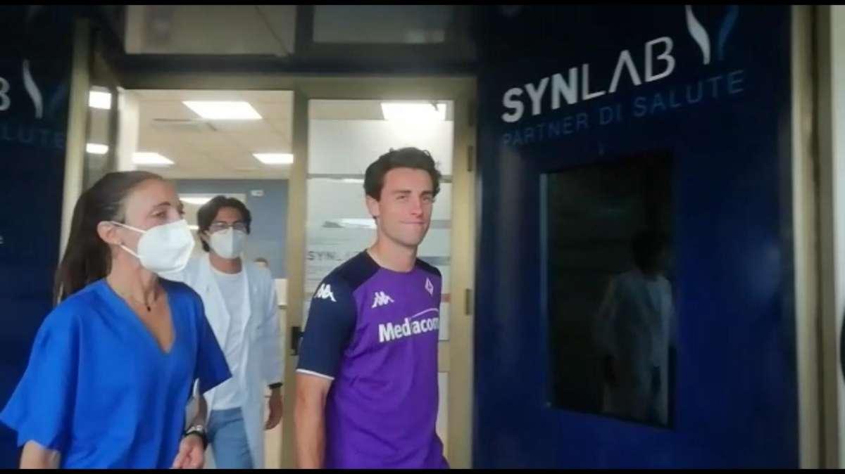 FOTO-VIDEO FV, Odriozola stamani alle visite mediche