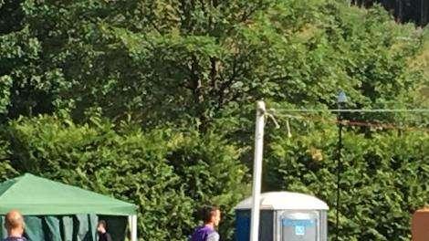 FOTO FV, Vecino si scalda sul campo del Benatti