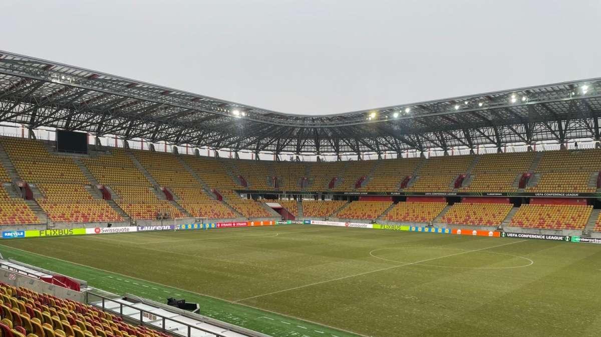 Jagiellonia-Fiorentina, le immagini dello Stadio municipale di Bialystok
