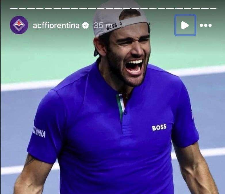 ACF, Le congratulazioni a Berrettini per la Coppa Davis