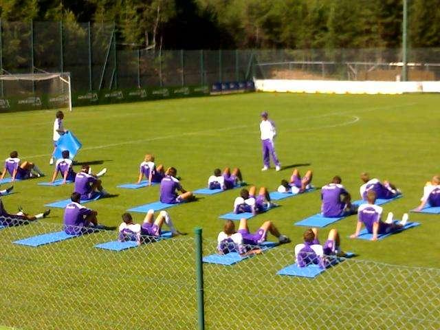 CORTINA, Comincia l'allenamento pomeridiano