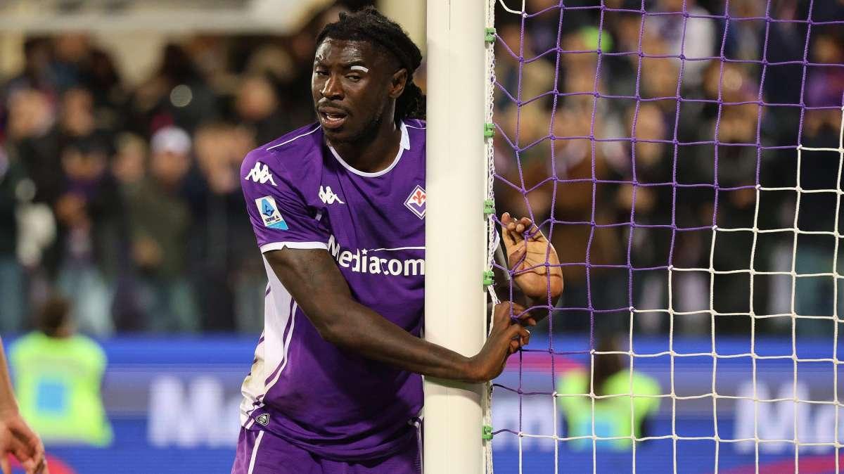Il report della Fiorentina su Kean: assente per un trauma alla tibia