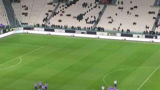 FOTO FV, Viola in campo allo Juve Stadium