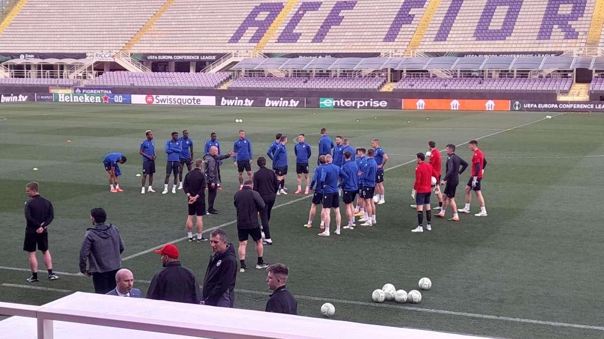 FOTO E VIDEO FV, Iniziata la seduta del Viktoria Plzen