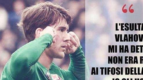 VLAHOVIC, Esulto a testa di c...? Iachini ha ragione