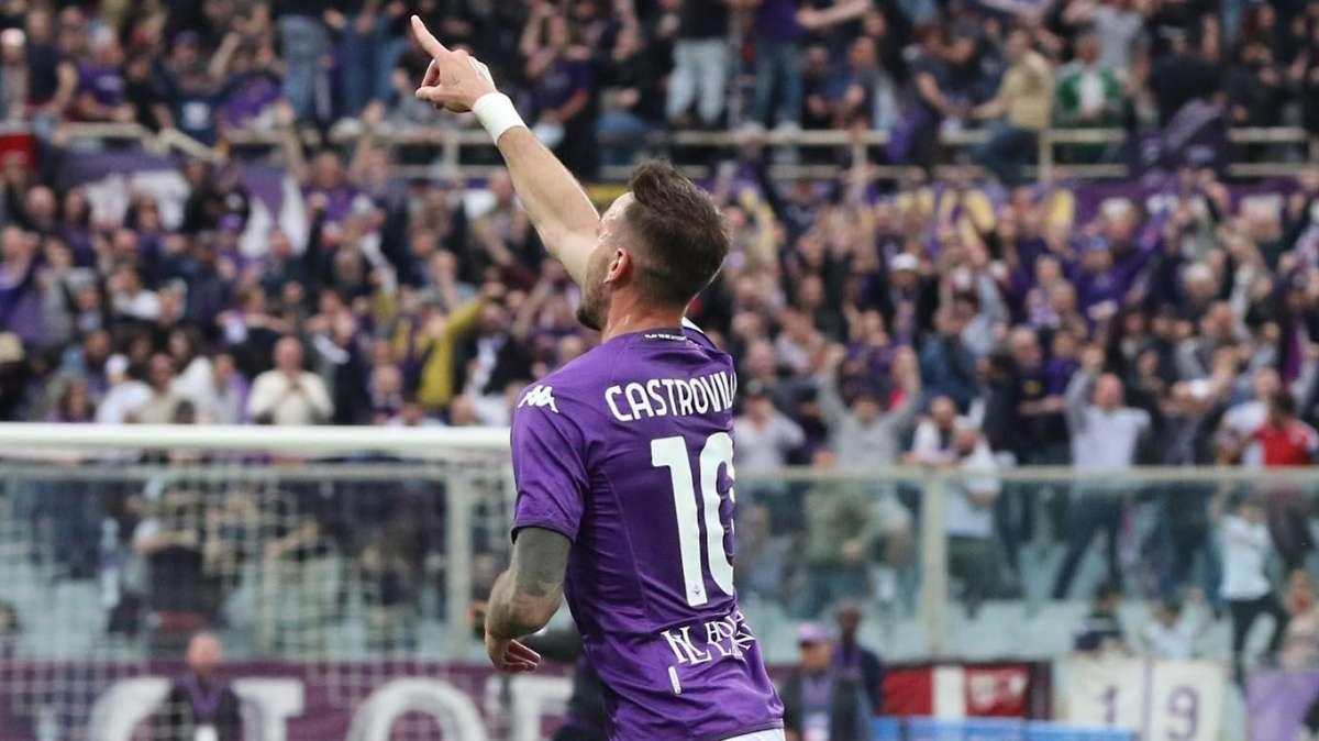 FIO-UDI 1-0, Al 45' decide Castrovilli. Ma due pali viola
