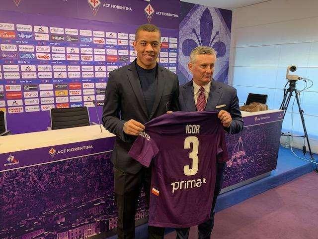 IGOR, SOGNO DI SCRIVERE IL MIO NOME NELLA STORIA VIOLA. DARÒ LA VITA QUI. IDOLO THIAGO SILVA