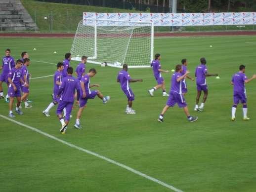 CORTINA, Iniziato l'allenamento, corsa e stretching