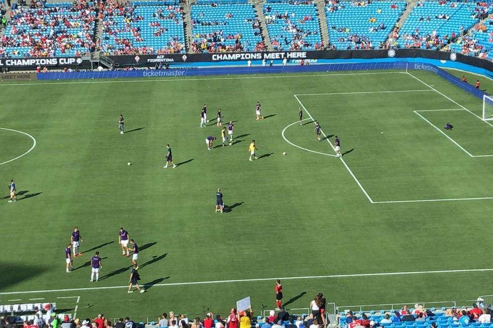 VIDEO FV, Viola in campo per il riscaldamento