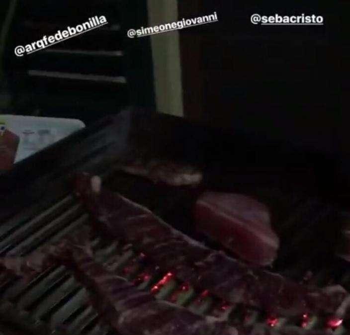 FOTO, Asado e Champions per tre sudamericani