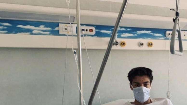 FOTO, Niccolò Pierozzi si opera al menisco. Ora...