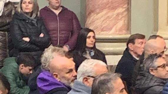 FOTO FV, I viola in chiesa: emozioni e commozione