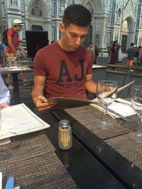 FOTO FV, La prima cena fiorentina di Hrvoje Milic