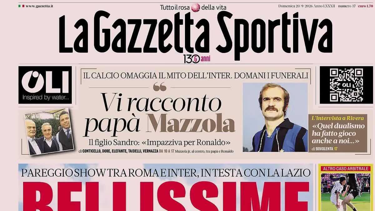 Rassegna stampa, le prime pagine dei quotidiani sportivi in edicola