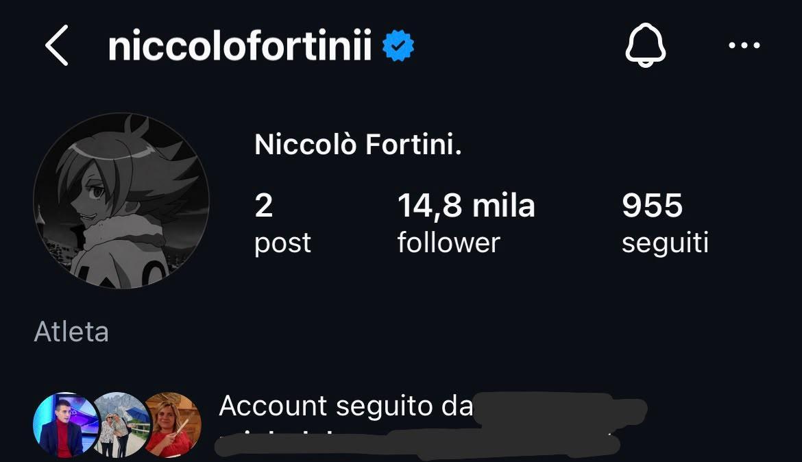Fortini, il segnale dell'addio arriva da Instagram: via tutte le foto in viola