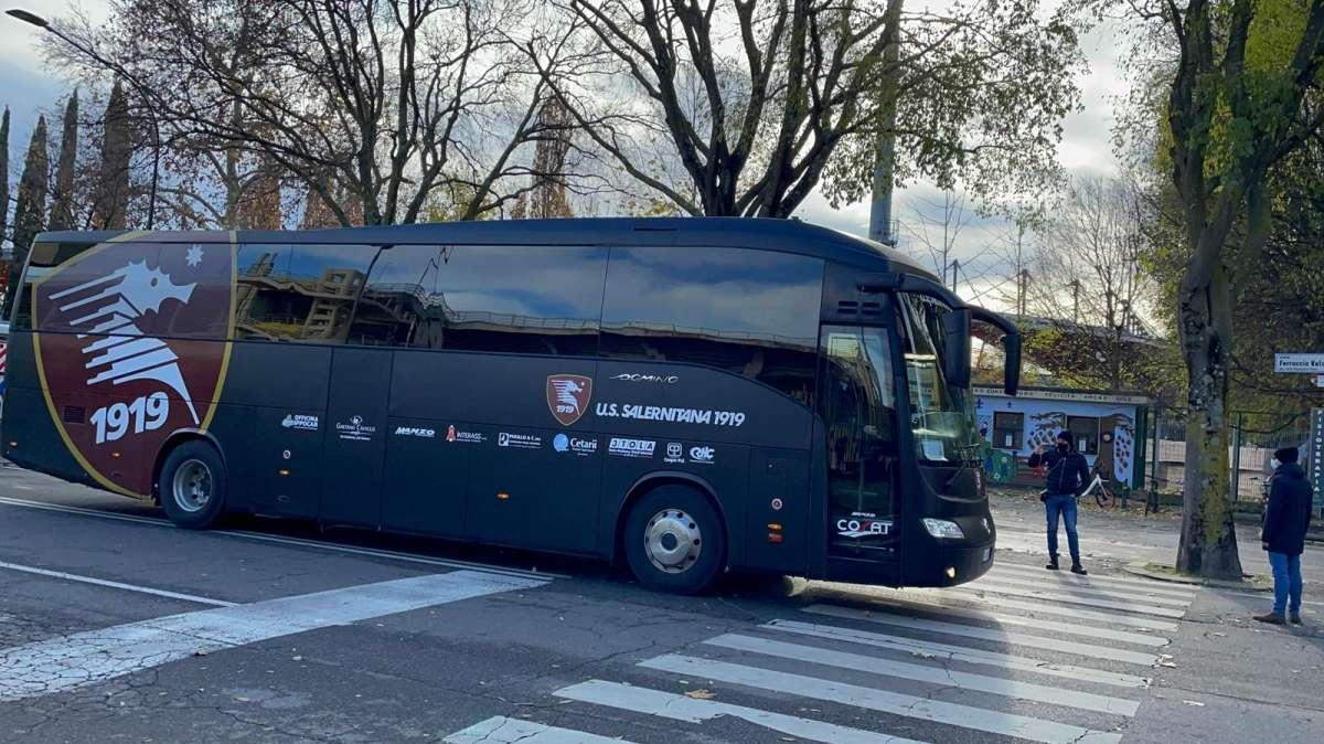 FOTO-VIDEO FV, Il Bus della Salernitana al Franchi