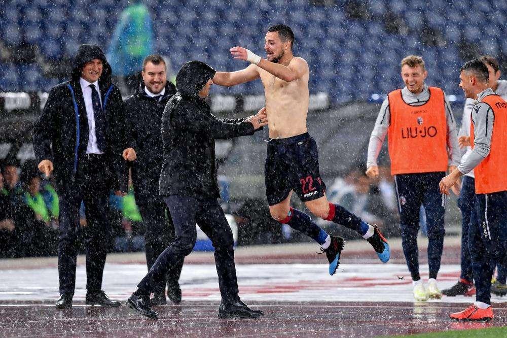SERIE A, Lazio-Bologna 3-3: i rossoblù sono salvi