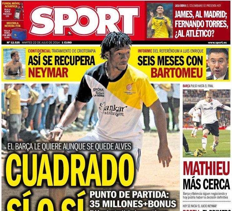 SPORT, Cuadrado-Barcellona: sì o...sì!
