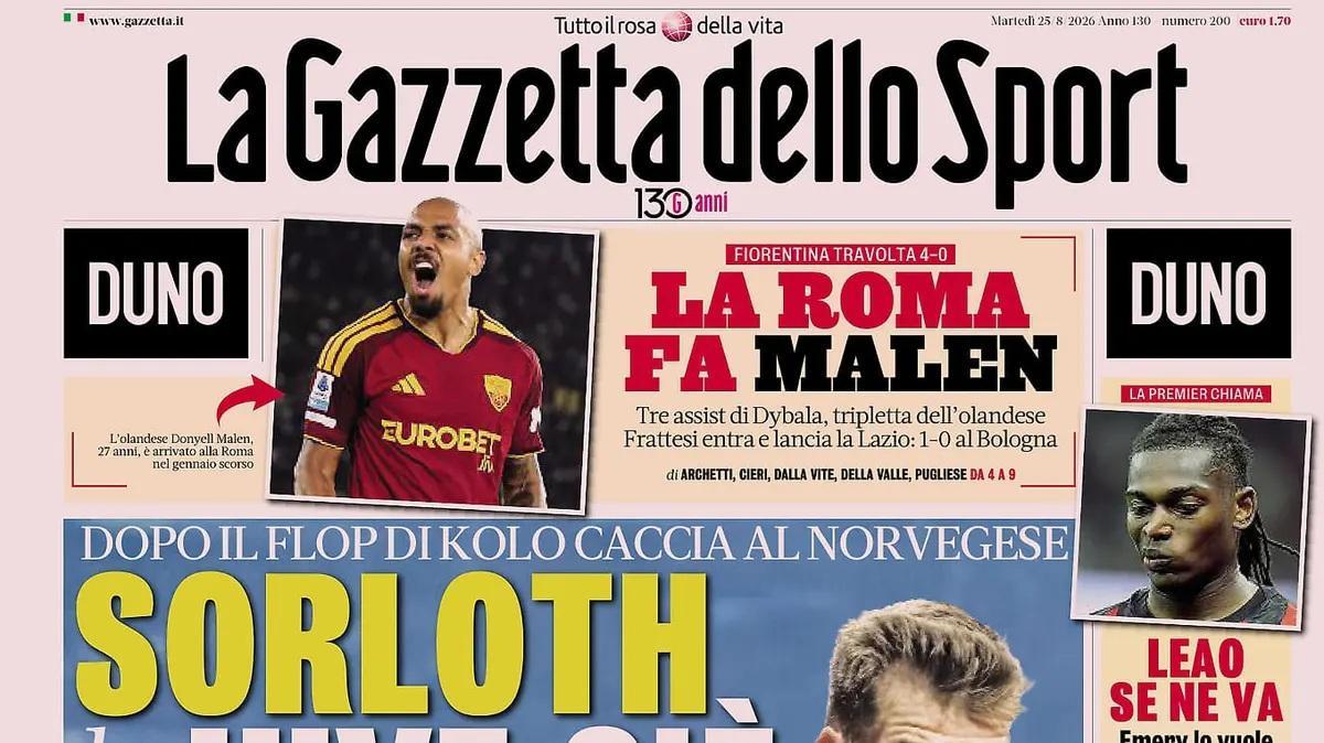 Rassegna stampa, le prime pagine dei quotidiani sportivi in edicola
