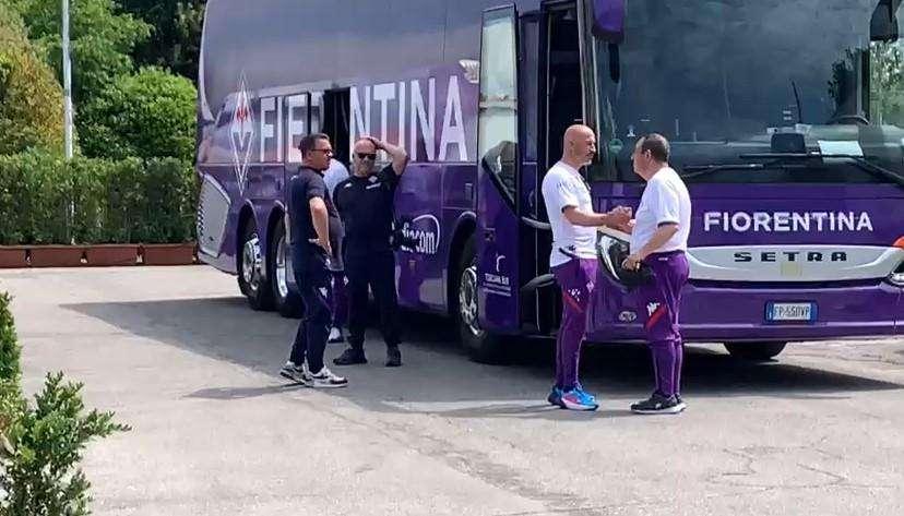 VIDEO FV, La Fiorentina è partita verso il Viola Park