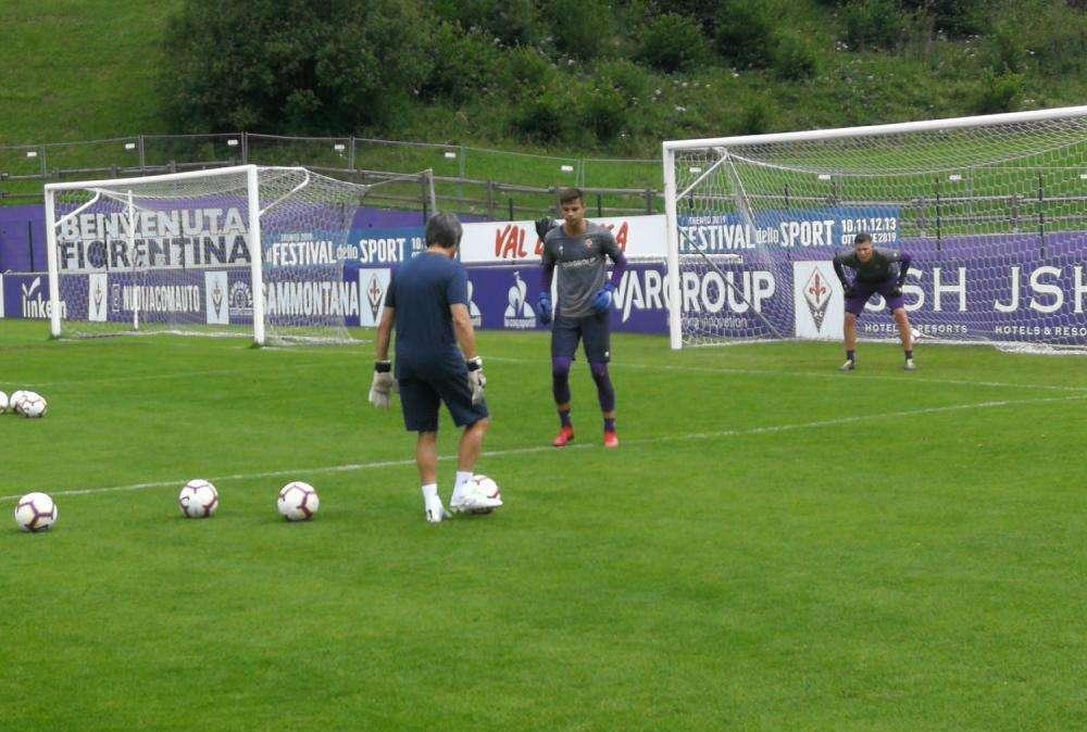 FOTO FV, Portieri in campo a Moena. Manca Ghidotti