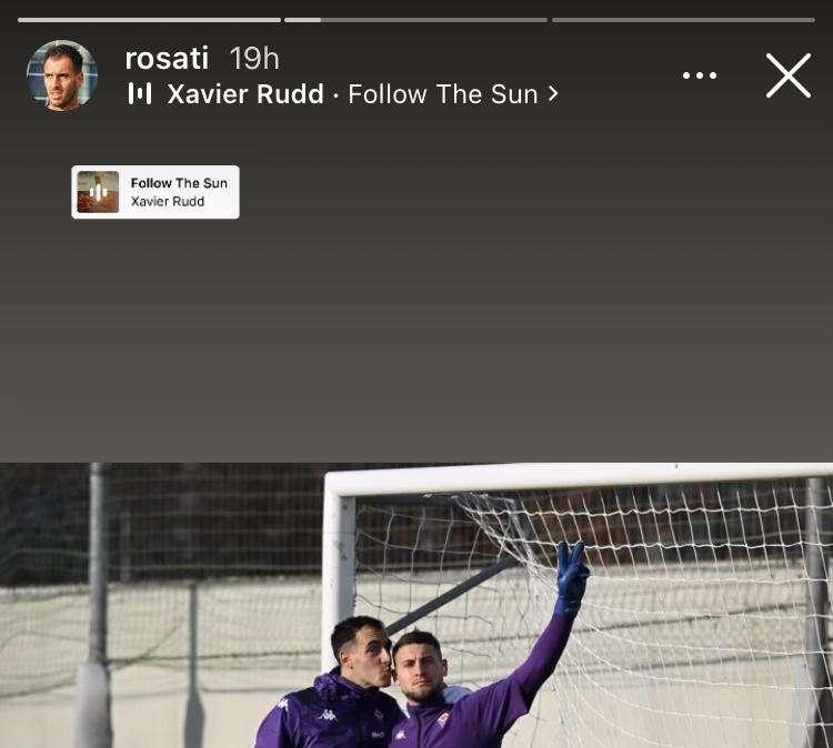FOTO, Rosati a Cerofolini: "In bocca al lupo amico"