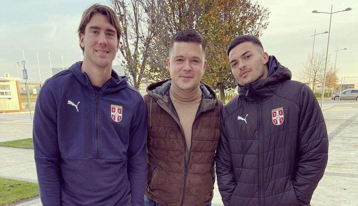 FOTO, E intanto Ristic va a fare visita a Vlahovic