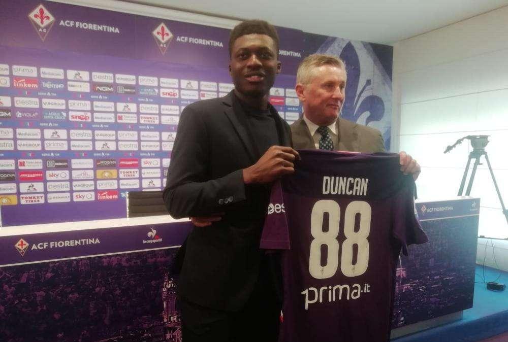 DUNCAN, Emozionato per la prima con la Fiorentina