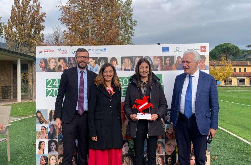 VIDEO FV, Caputi Ferrieri riceve il Pegaso da Giani