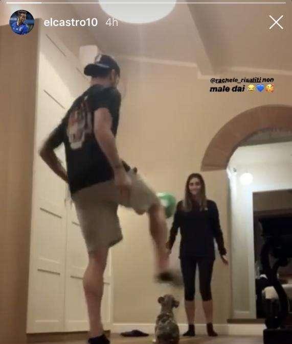 SOCIAL, Nuova challenge viola: palleggi di coppia