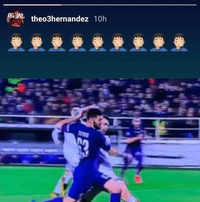 T. HERNANDEZ, Polemico sui social per il rigore